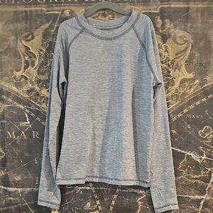 All in Motion Blue Long Sleeve Tee Soft Knit Crew Neck